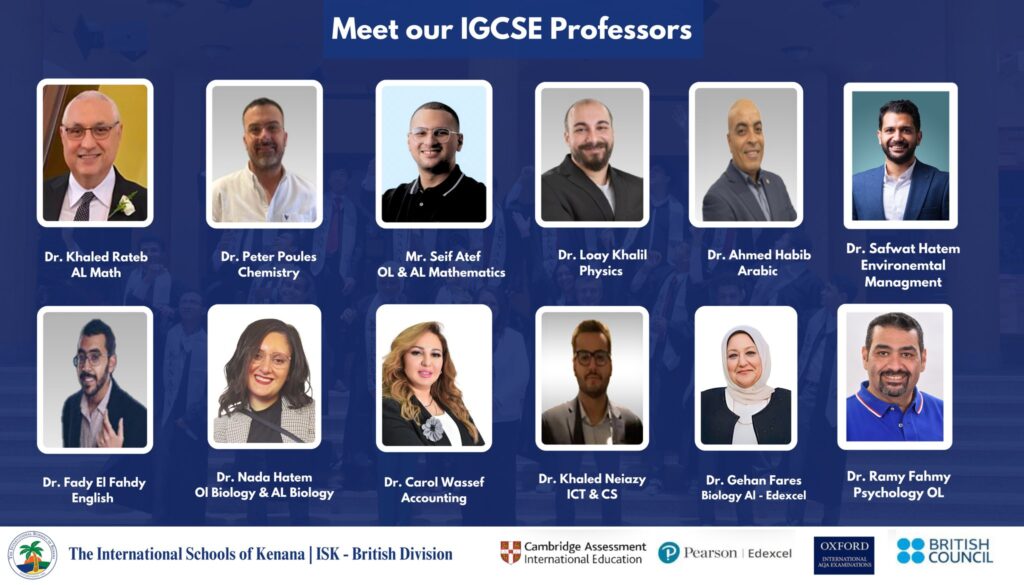 I.S.K British Division | Meet Our IGCSE Team | 2025-2026